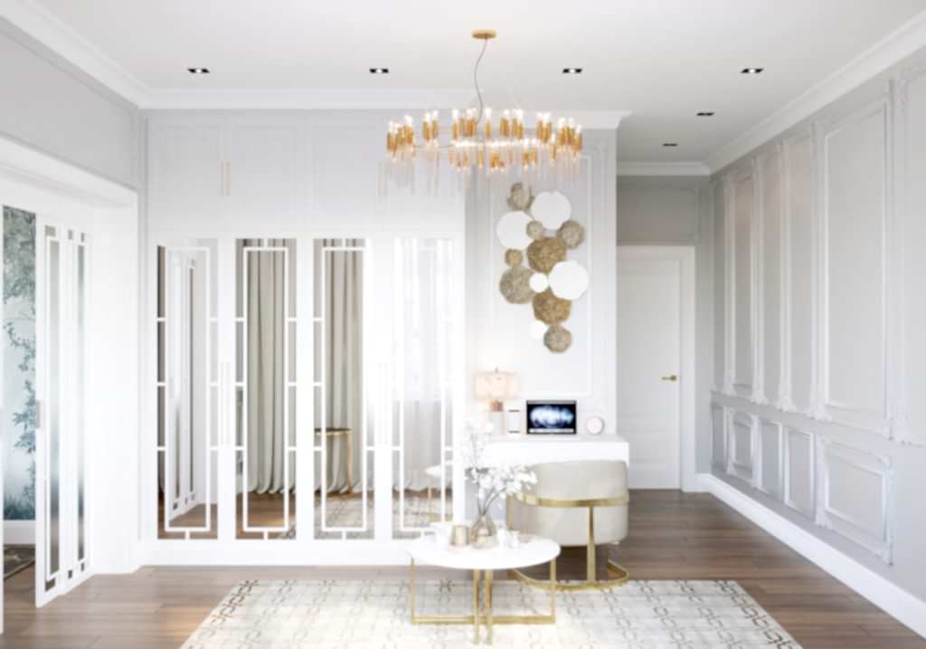 Дизайн-проект квартиры в стиле неоклассика