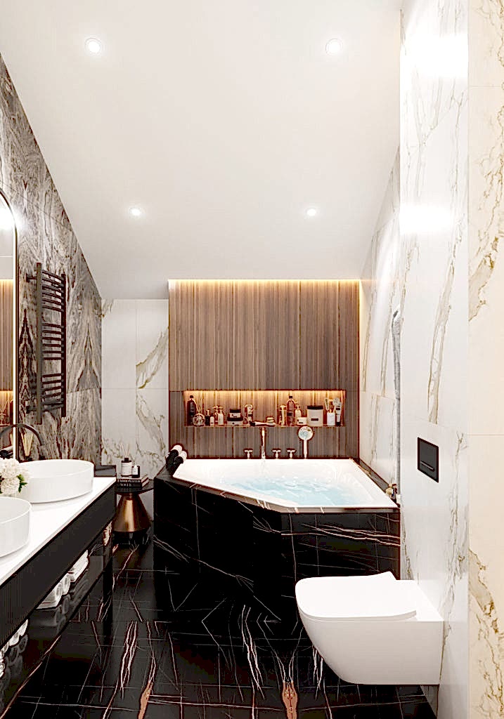 Дизайн-проект загородного дома в Алматы 193,8 м2