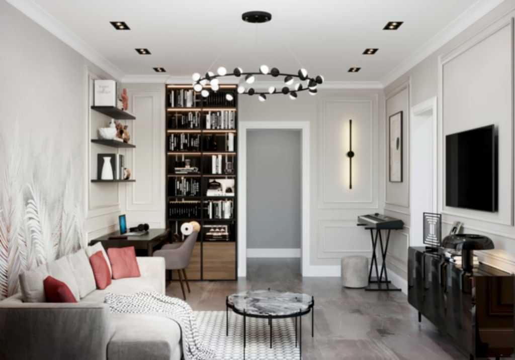 Дизайн-проект квартиры в стиле неоклассика