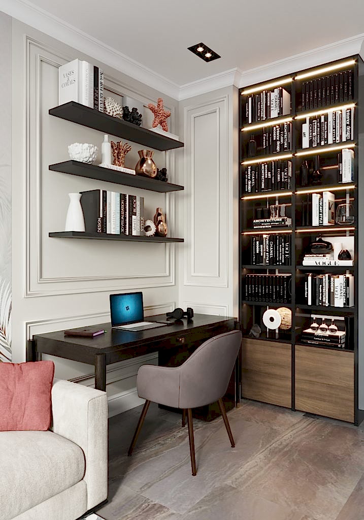 Дизайн-проект квартиры в стиле неоклассика