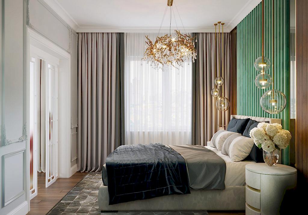 Дизайн-проект квартиры в стиле неоклассика