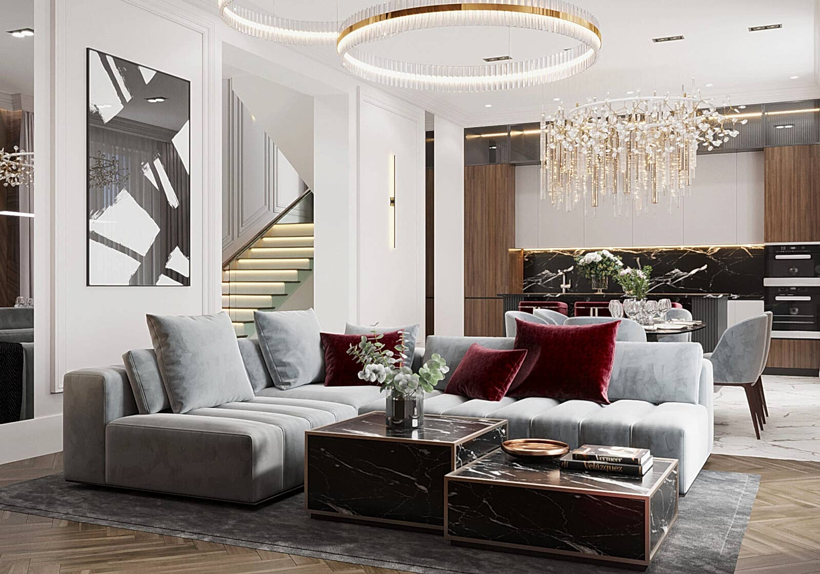 Дизайн-проект загородного дома в Алматы 193,8 м2