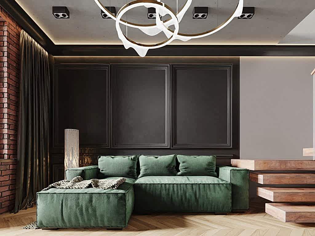 Дизайн-проект двухуровневой квартиры в стиле лофт