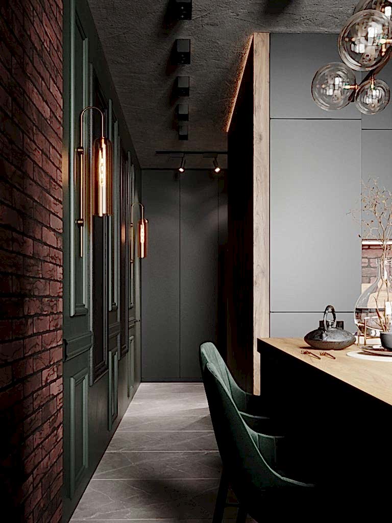 Дизайн-проект двухуровневой квартиры в стиле лофт