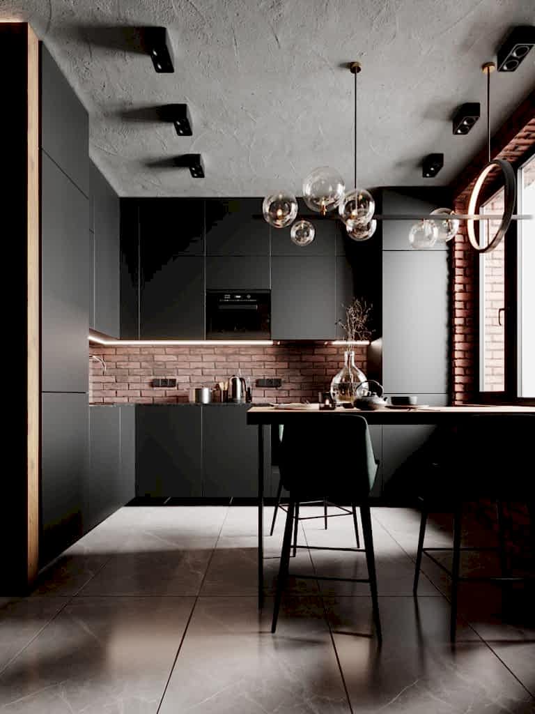 Дизайн-проект двухуровневой квартиры в стиле лофт