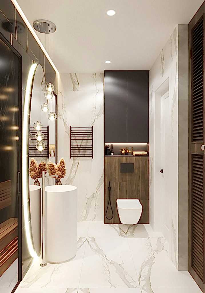 Дизайн-проект одноэтажного дома в поселке Аэросити