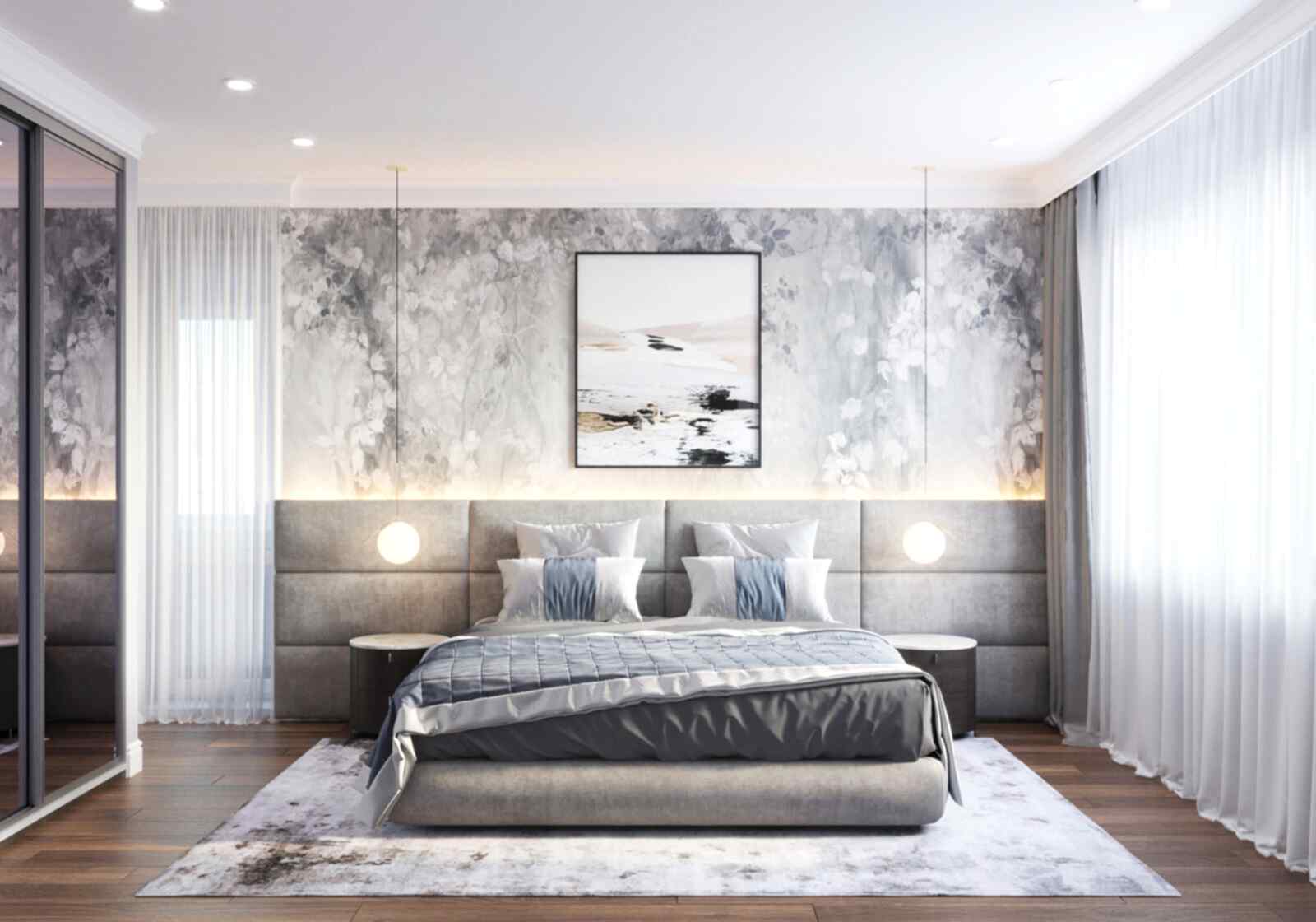 Дизайн-проект 4-комнатной квартиры в Алматы на Достоевского Дизайн-проект спальной комнаты