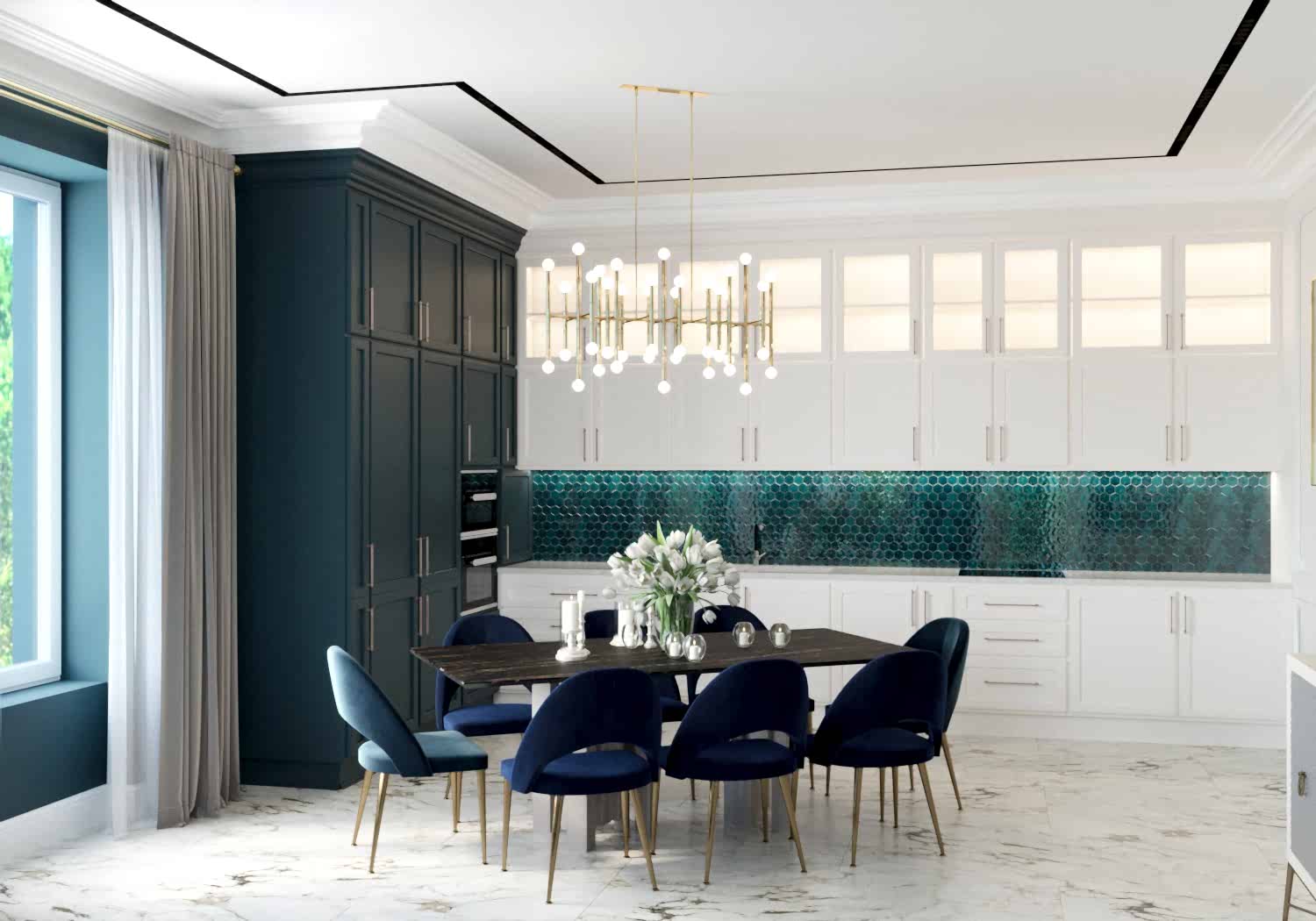 Дизайн-проект 3-этажного дома в Алматы Дизайн дома