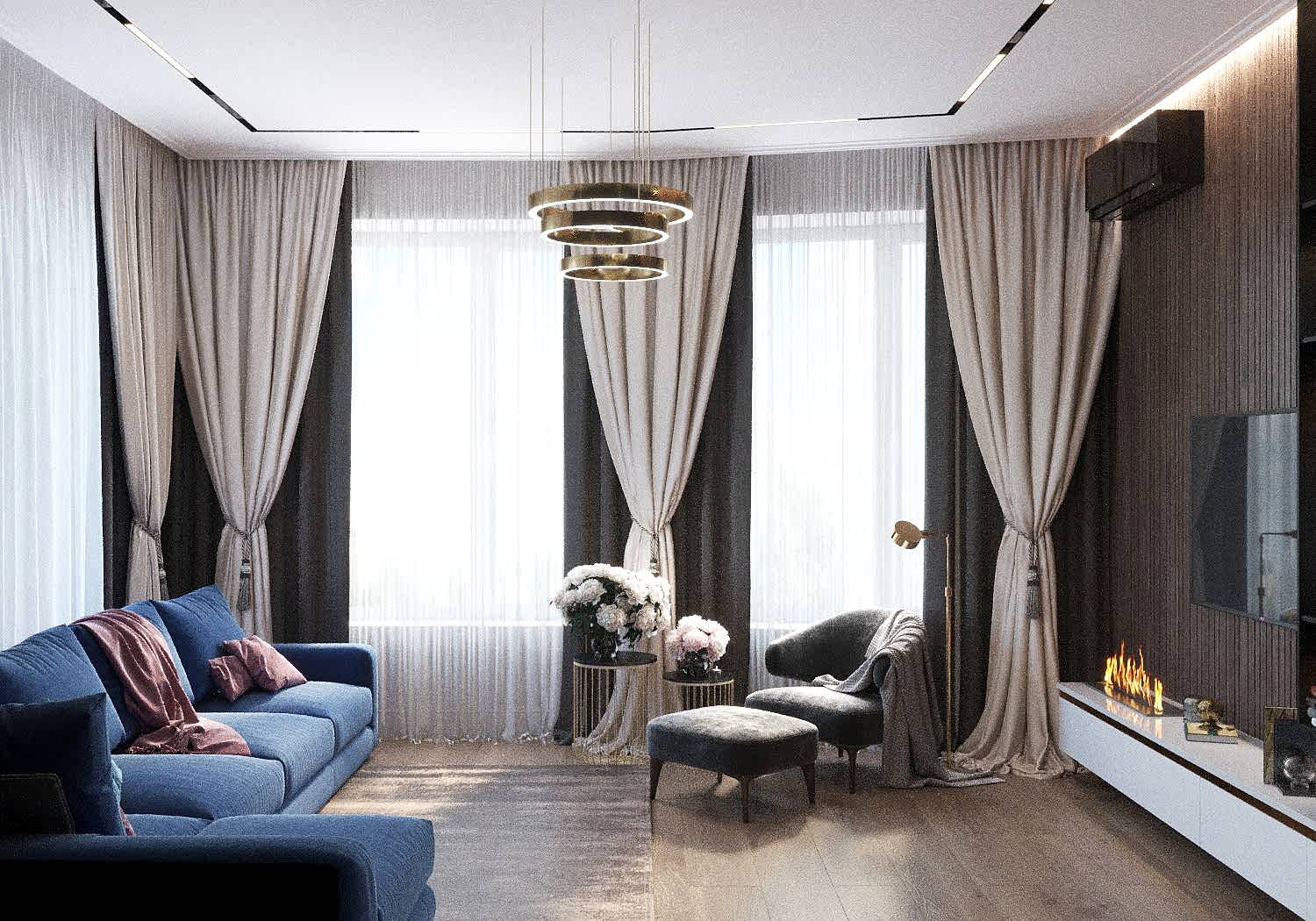 Дизайн-проект 3-этажного дома в Алматы Элитный дизайн-проект дома