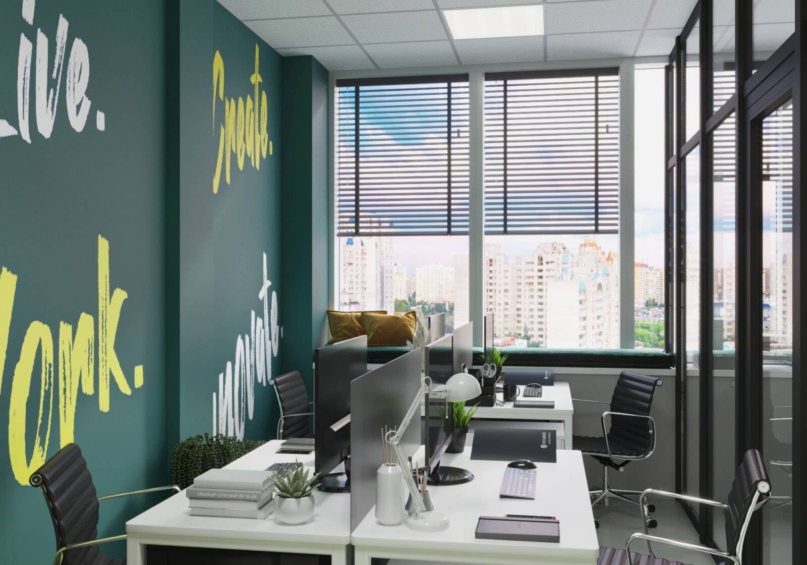 Дизайн-проект офиса IT-компании Дизайн-проект офиса IT-компании