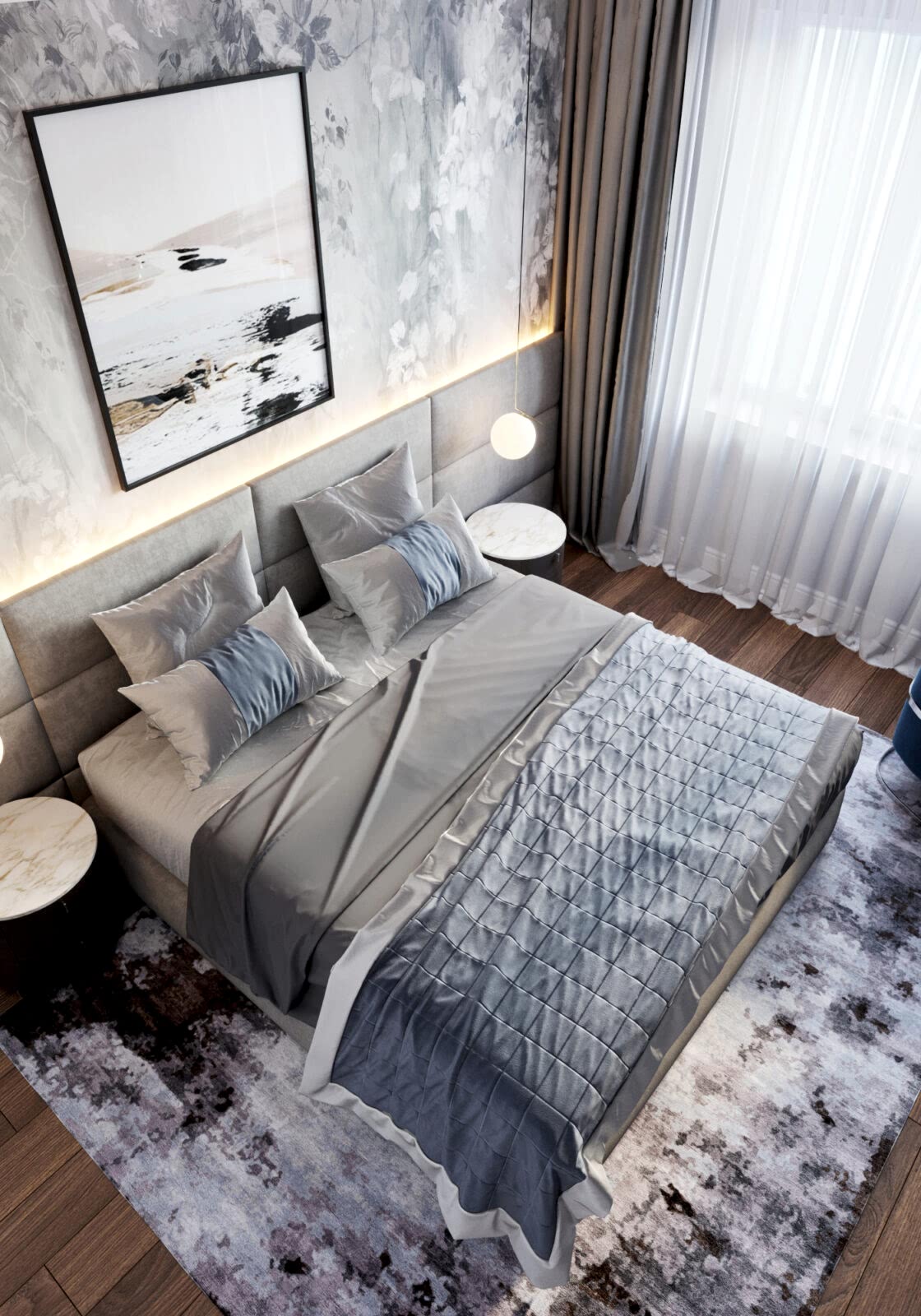 Дизайн-проект 4-комнатной квартиры в Алматы на Достоевского Дизайн комнат