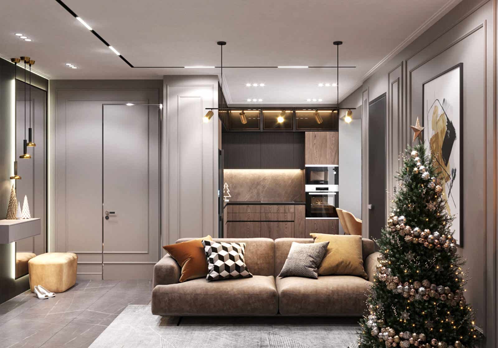 Дизайн-проект двухкомнатной квартиры в ЖК Яшма Дизайн-проект двухкомнатной квартиры в ЖК Яшма