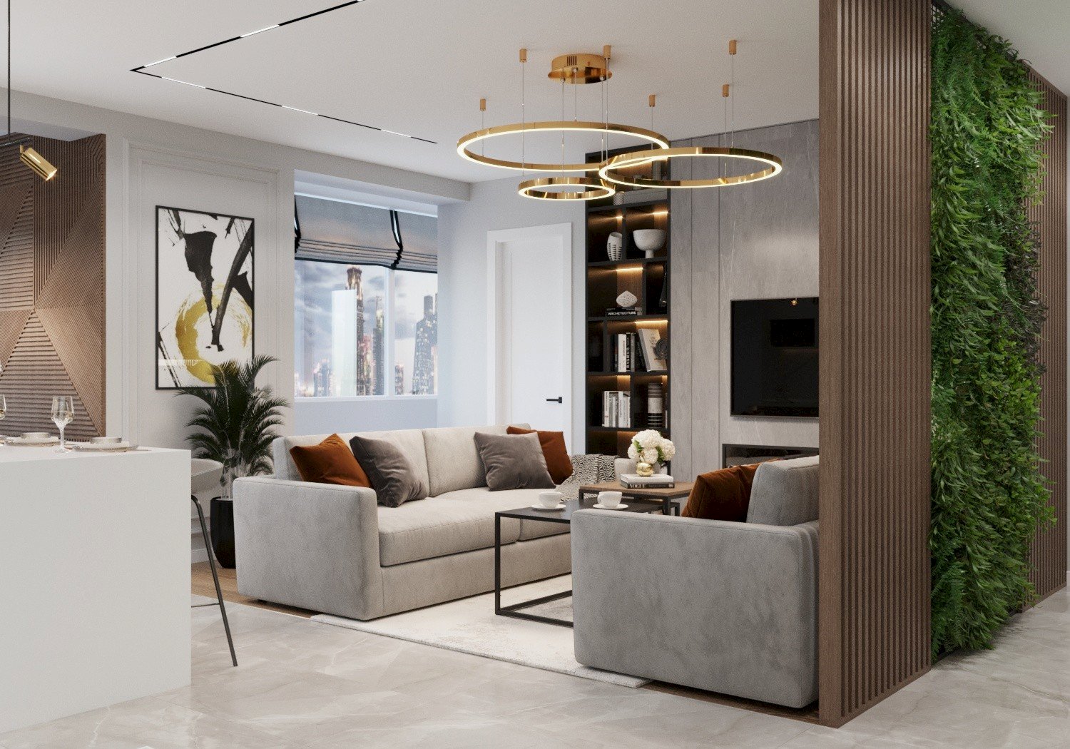 Дизайн-проект 2-комнатной квартиры в ЖК Яшма Дизайн-проект двухкомнатной квартиры