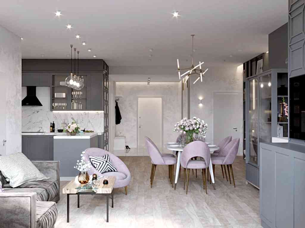 Дизайн-проект трехкомнатной квартиры в ЖК Лазурные небеса Дизайн квартиры