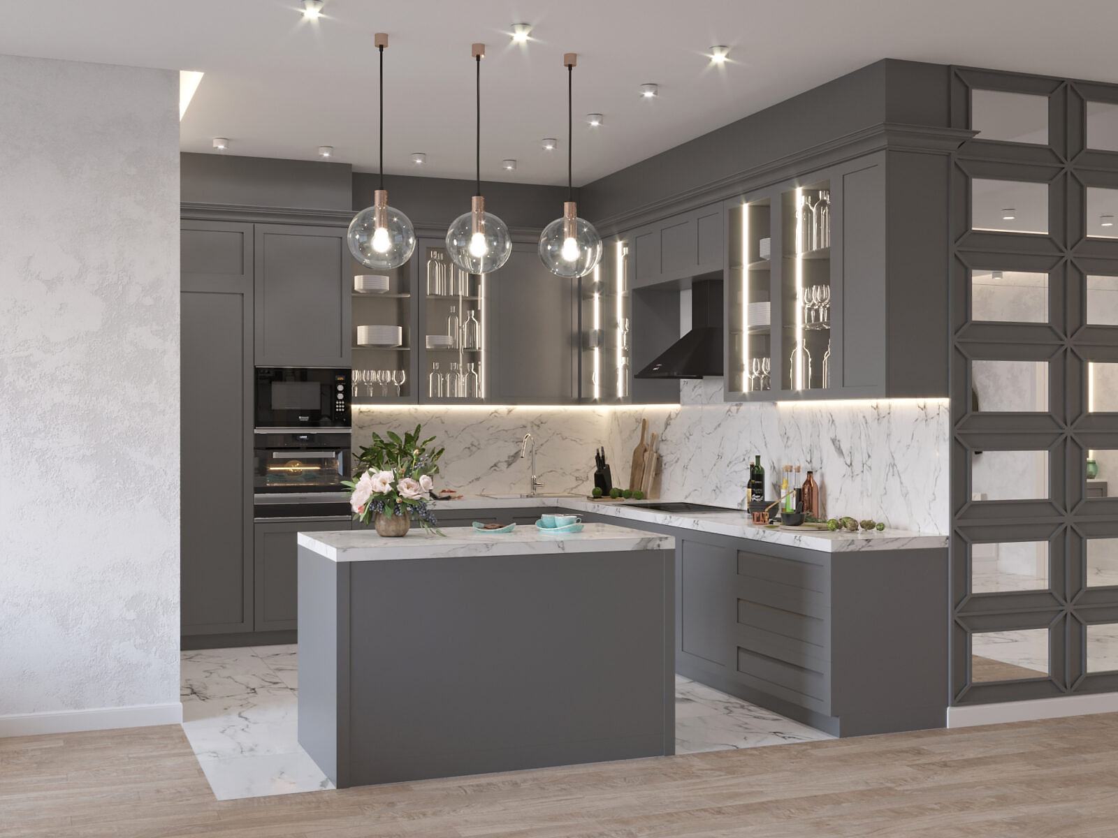 Дизайн-проект трехкомнатной квартиры в ЖК Лазурные небеса Дизайн-проект трехкомнатной квартиры в ЖК Лазурные небеса