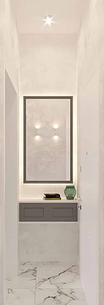 Дизайн-проект трехкомнатной квартиры в ЖК Лазурные небеса