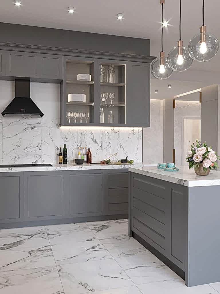 Дизайн-проект трехкомнатной квартиры в ЖК Лазурные небеса