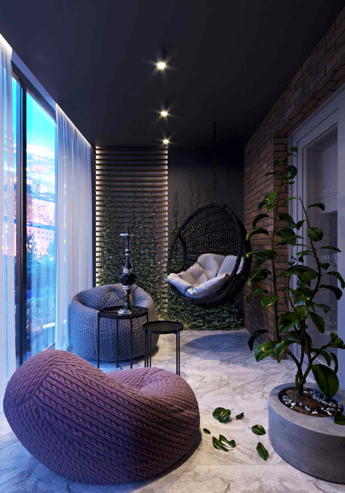 Дизайн-проект трехкомнатной квартиры в ЖК Весна Дизайн-проект балкона