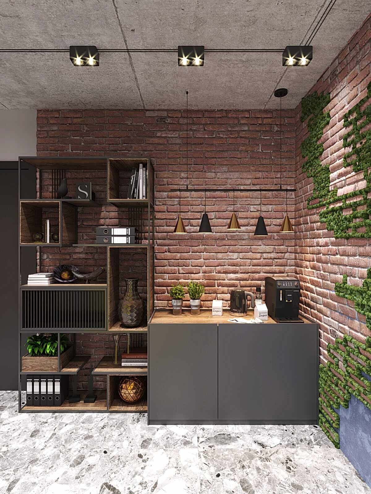 Дизайн-проект офиса на Большой Красной Дизайн-проект кафе