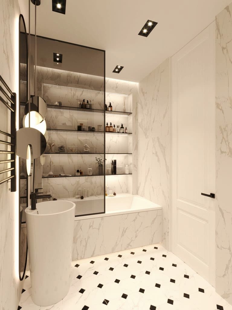 Дизайн-проект двухкомнатной квартиры на Парковой в Алматы