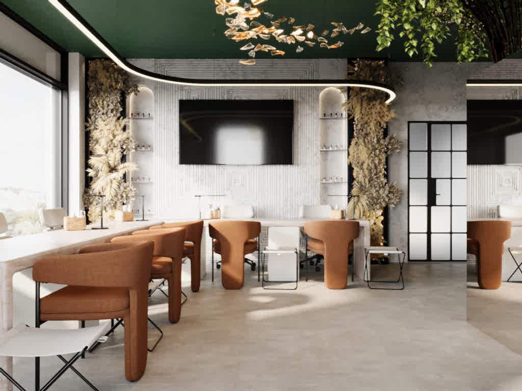 Дизайн-проект салона R.beauty в Алматы Ремонт кафе