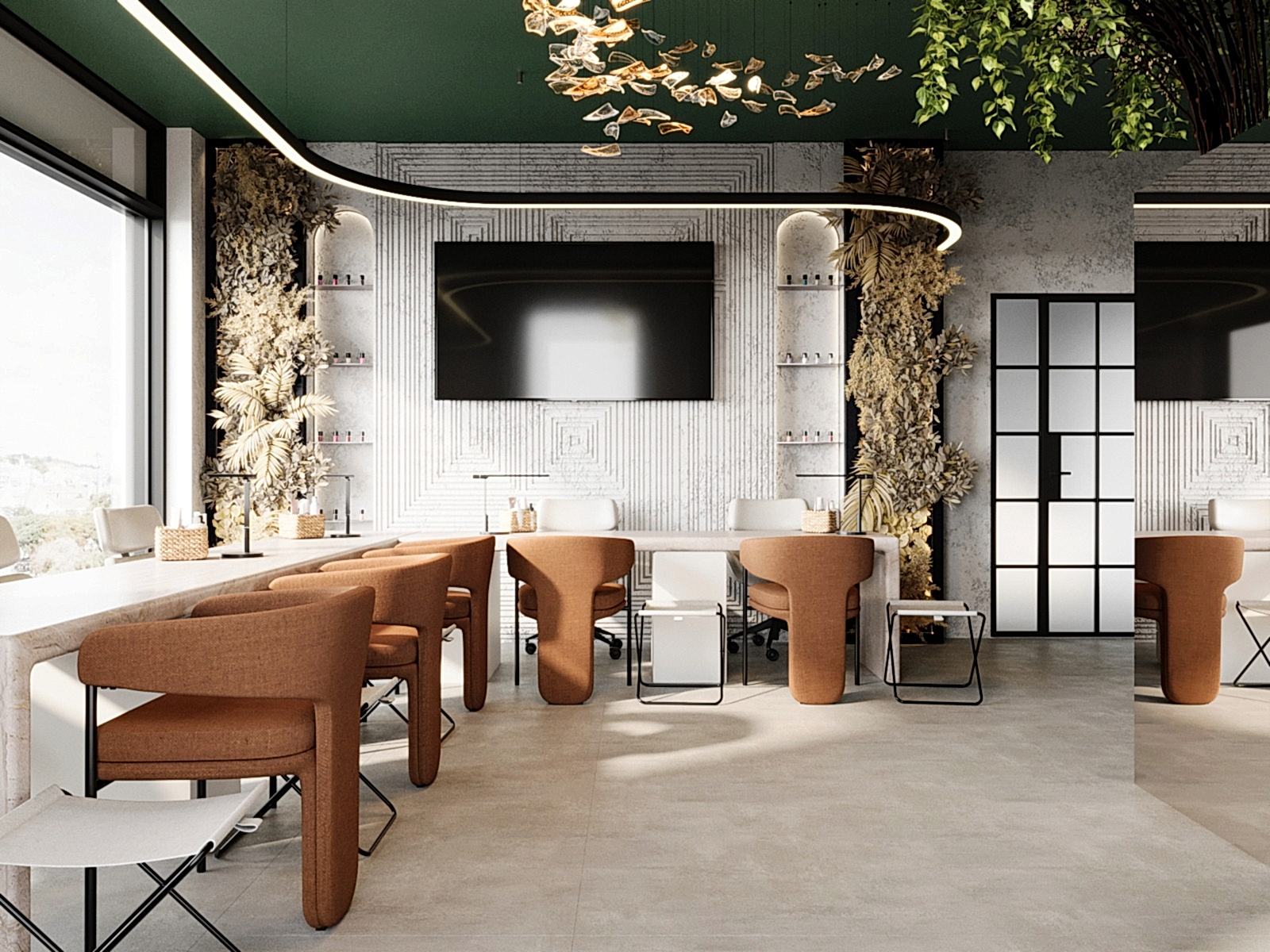 Дизайн-проект салона R.beauty в Алматы Ремонт кафе