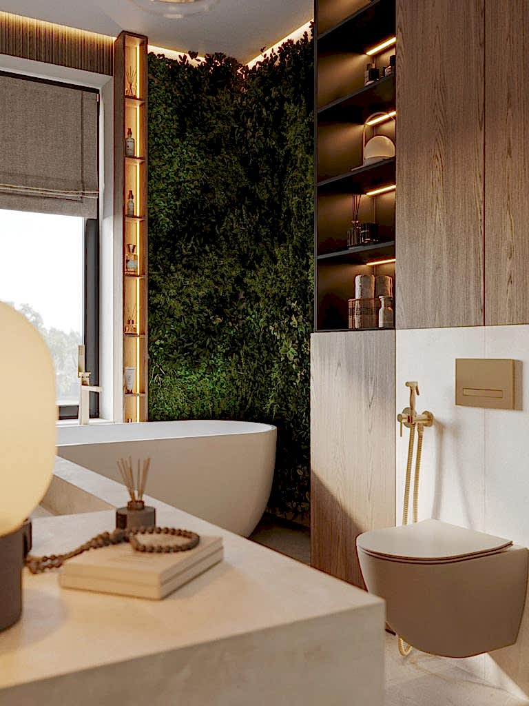 Дизайн-проект 2-этажного дома в г. Алматы, село Большие Кабаны