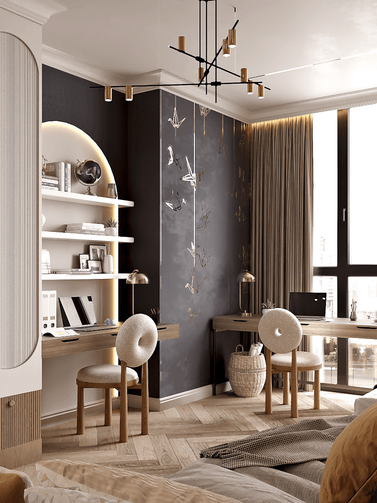 Дизайн-проект квартиры в ЖК Столичный в г. Алматы