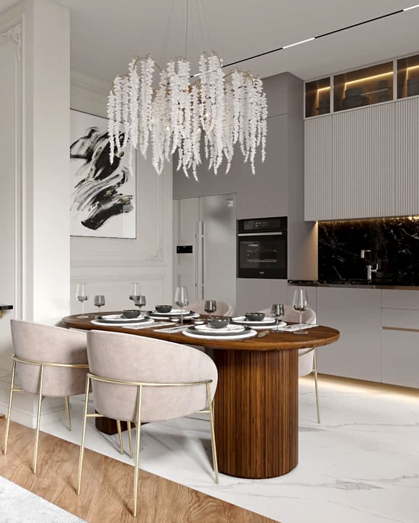 Дизайн-проект квартиры в ЖК Столичный в г. Алматы