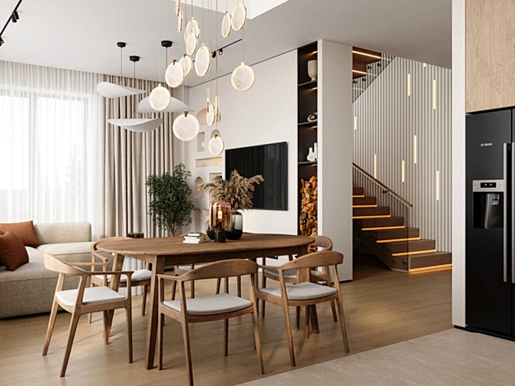 Дизайн-проект 2-этажного дома в г. Алматы, село Большие Кабаны