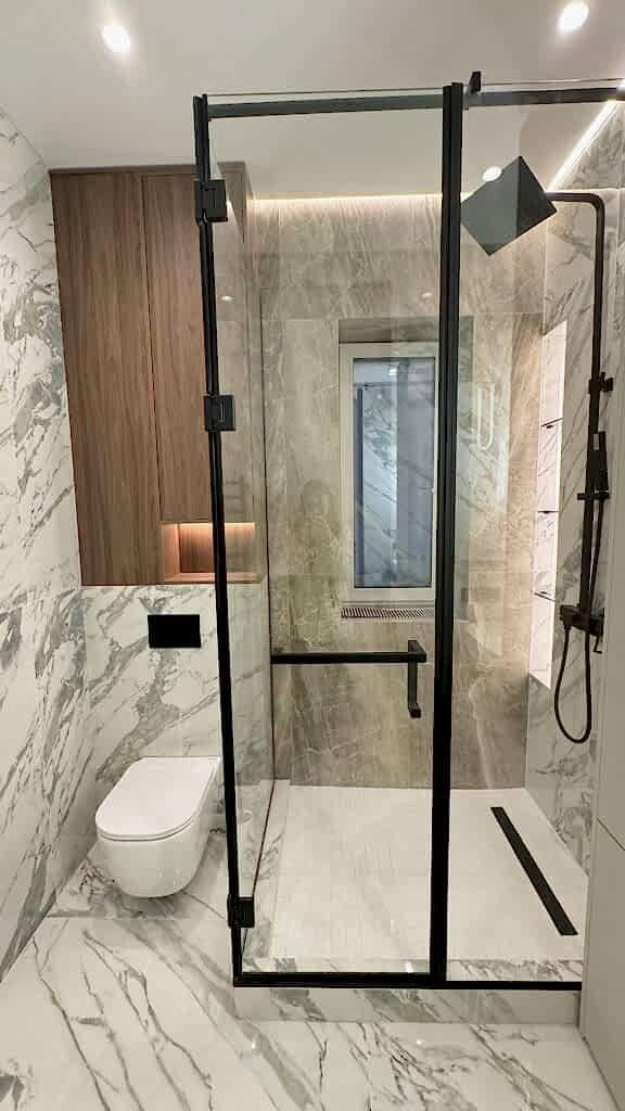 Ремонт загородного дома в поселке “Corner Garden” г. Алматы Ремонт ванной комнаты