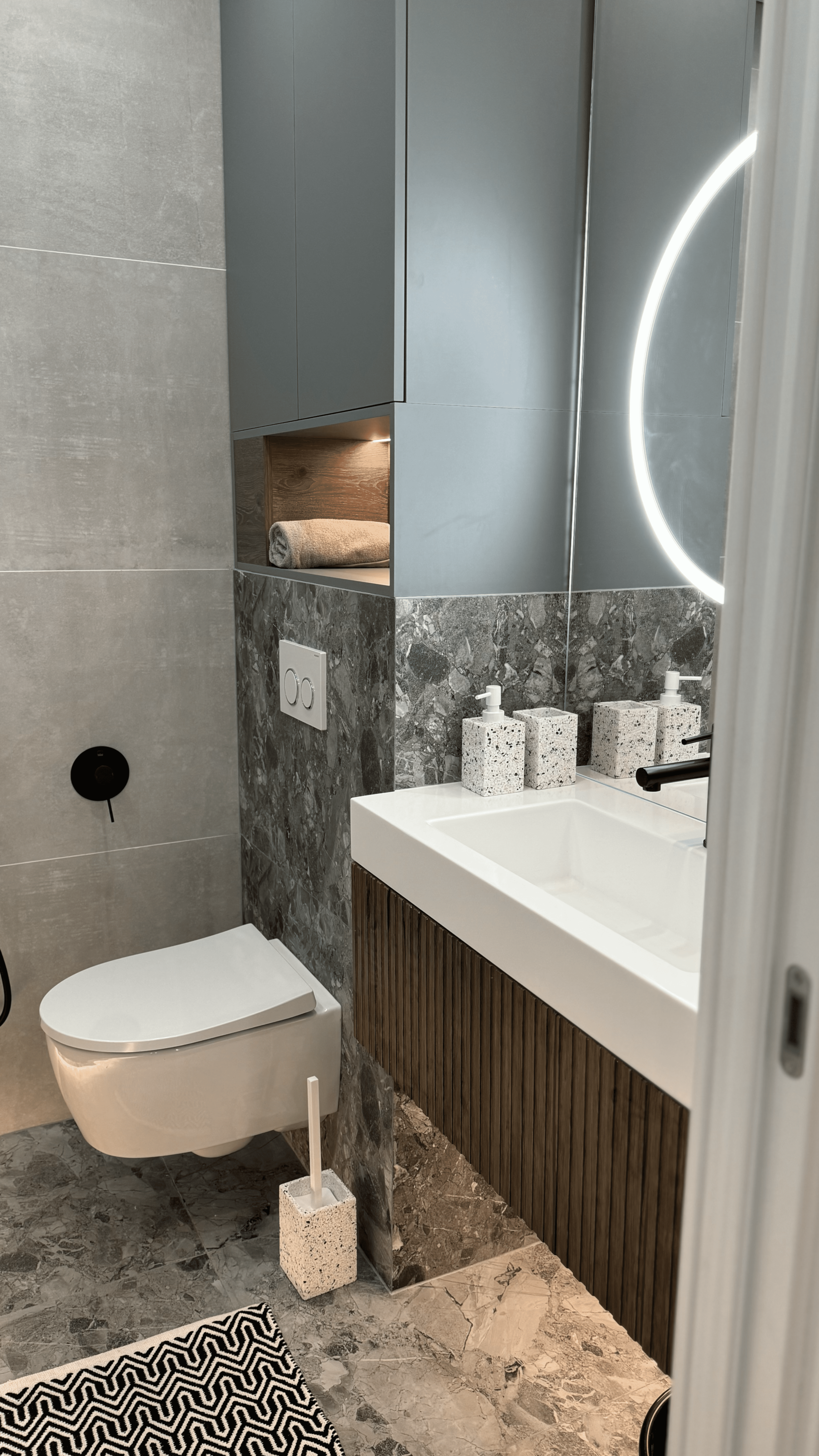 Проект на ул. Бондаренко Г. Алматы Ремонт санузла