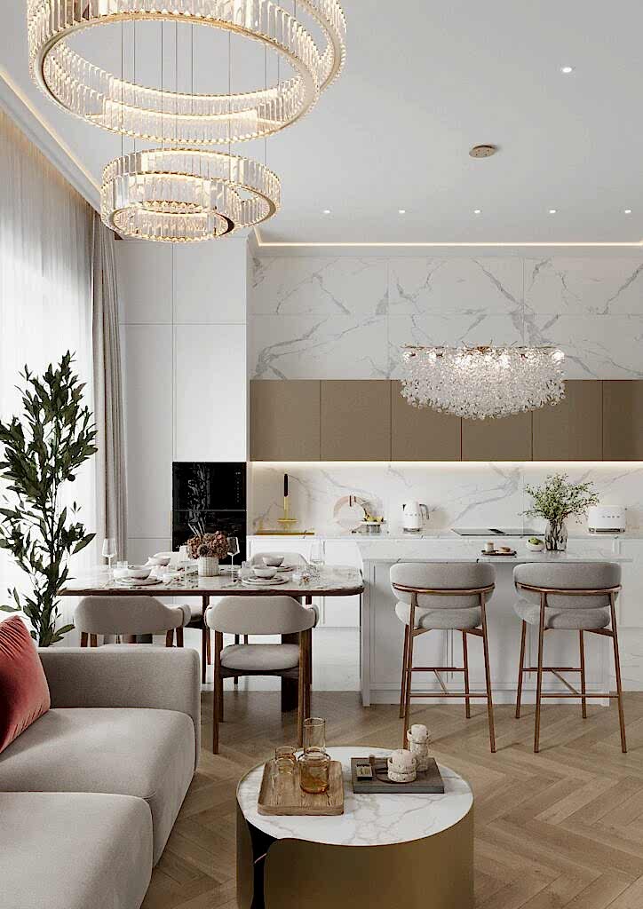 г. Алматы Брайт парк кухня гостиная View13