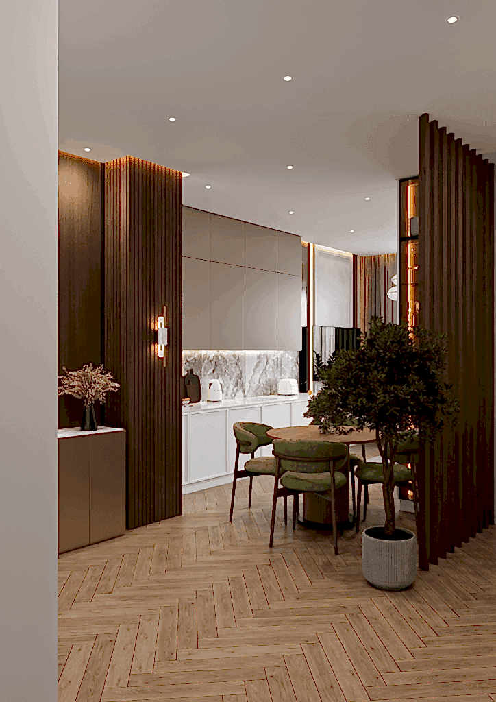 г. Алматы Савино UNO кухня гостиная прихожая View10